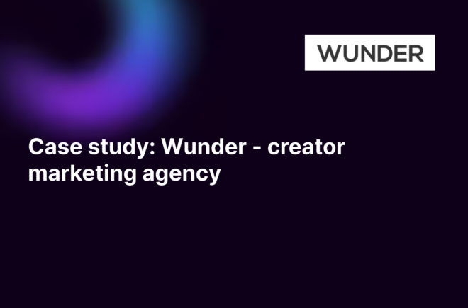 Wunder - creator marketing agency